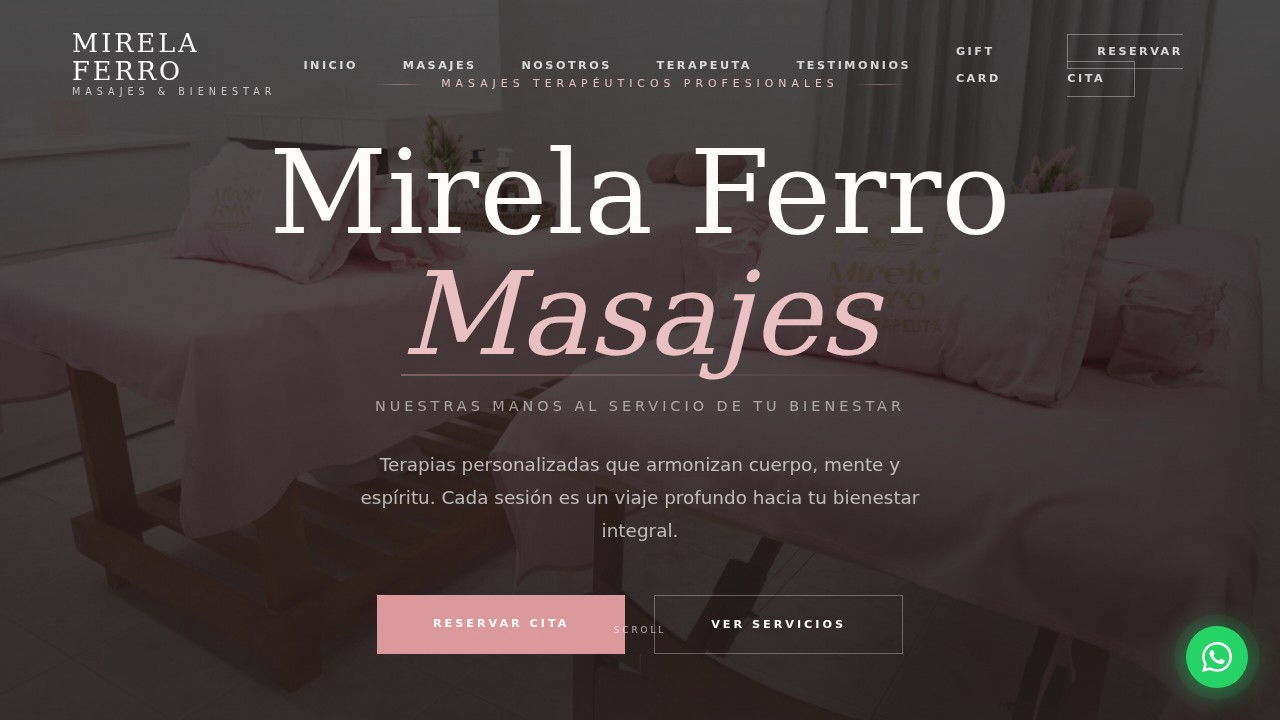 Mirela Ferro Masajes — preview